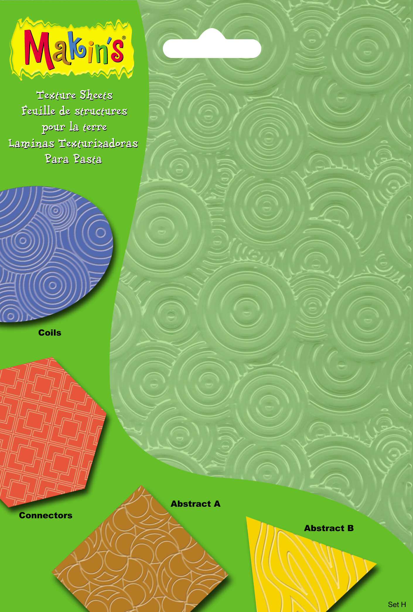 Bead Landing Knit Clay Texture Sheet Set - 5 x 3.75 x 0.12 in